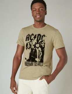Lucky Brand acdc highway dark olive*MEN Graphic Tees