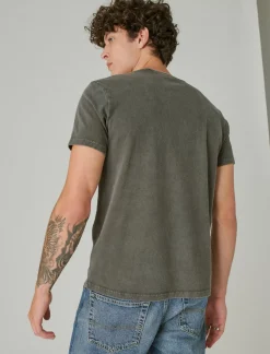 Lucky Brand acdc patch raven*MEN Graphic Tees