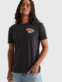 Lucky Brand aces over eights tee jet black*MEN Graphic Tees