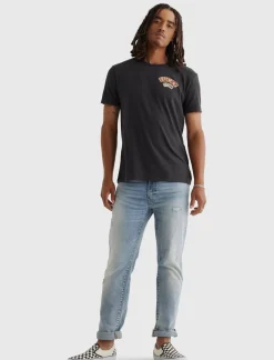 Lucky Brand aces over eights tee jet black*MEN Graphic Tees