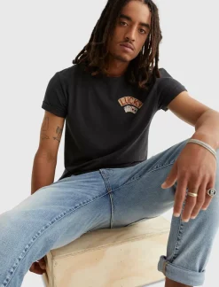 Lucky Brand aces over eights tee jet black*MEN Graphic Tees