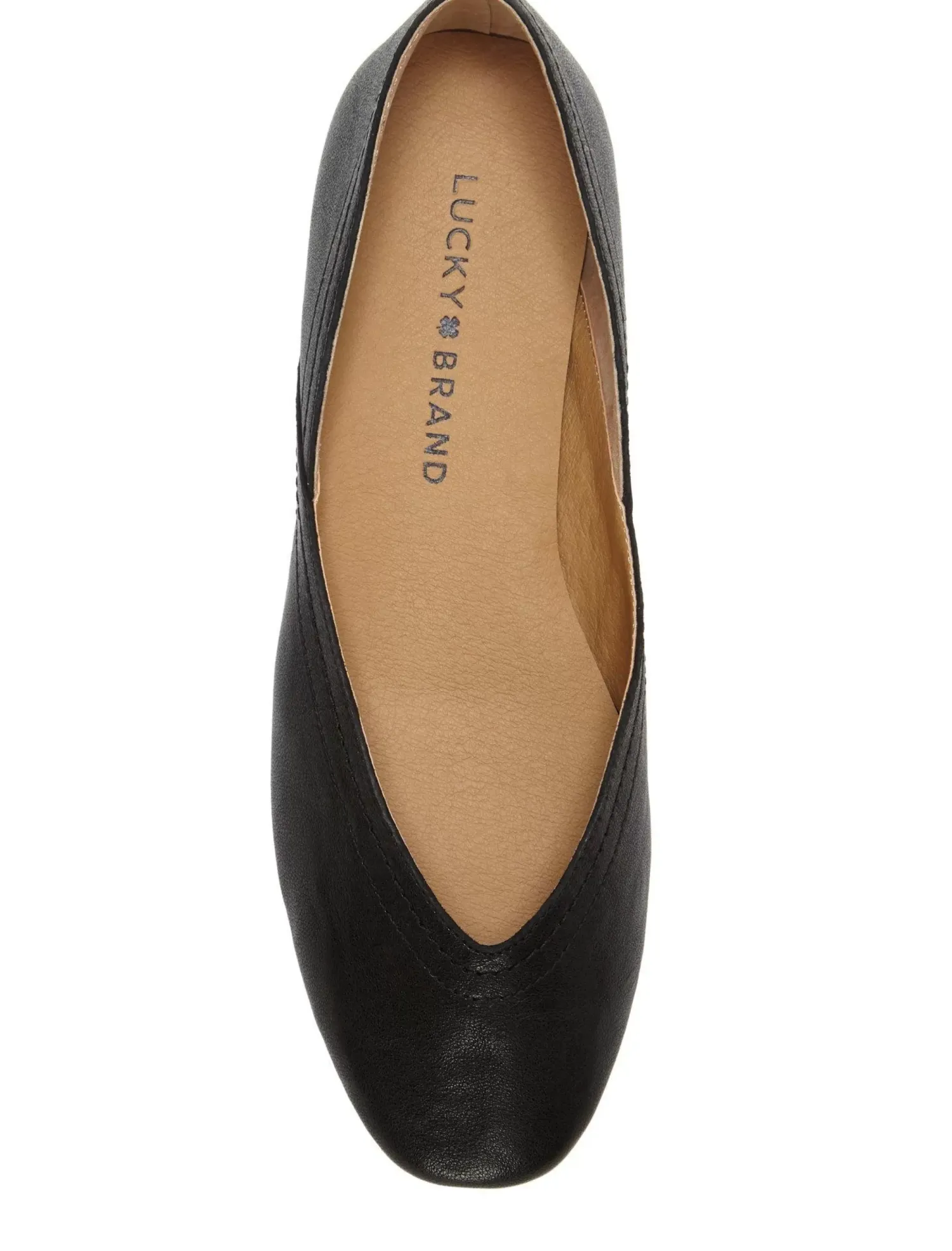 Lucky Brand alba leather flat black*WOMEN Shoes