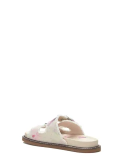 Lucky Brand alffie denim slide medium light beige*WOMEN Shoes