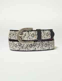Lucky Brand all over floral embroidered multi*WOMEN Belts