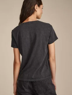 Lucky Brand alpen flora classic crew tee moonless night*WOMEN Graphic Tees