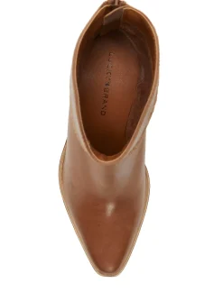 Lucky Brand aryleis western bootie open brown/rust*WOMEN Shoes