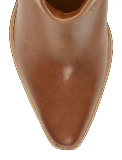 Lucky Brand aryleis western bootie open brown/rust*WOMEN Shoes