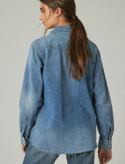 Lucky Brand authentic heritage shirt american dream*WOMEN Blouses