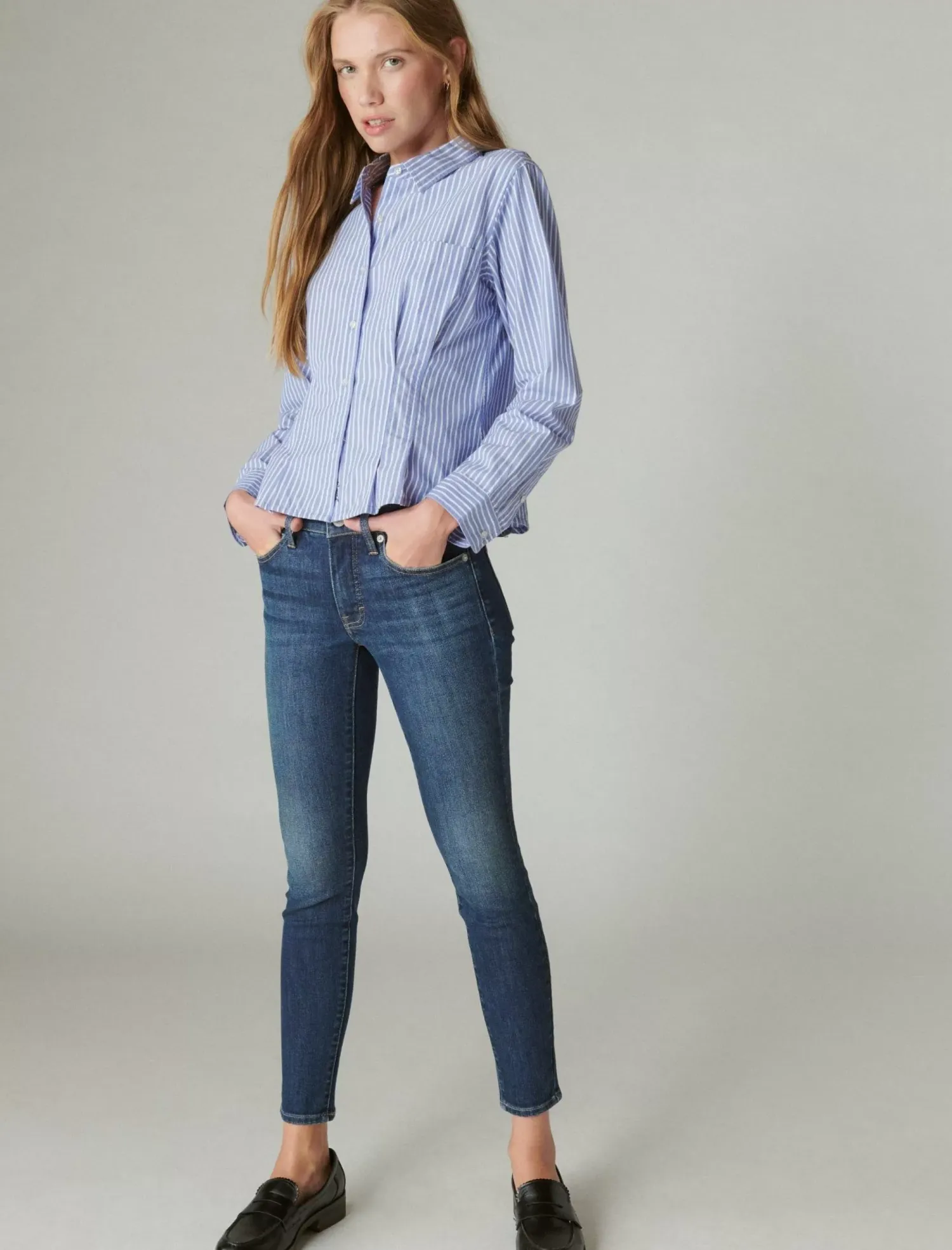 Lucky Brand ava mid rise skinny high peak*WOMEN|JEANS Jeans|Skinny