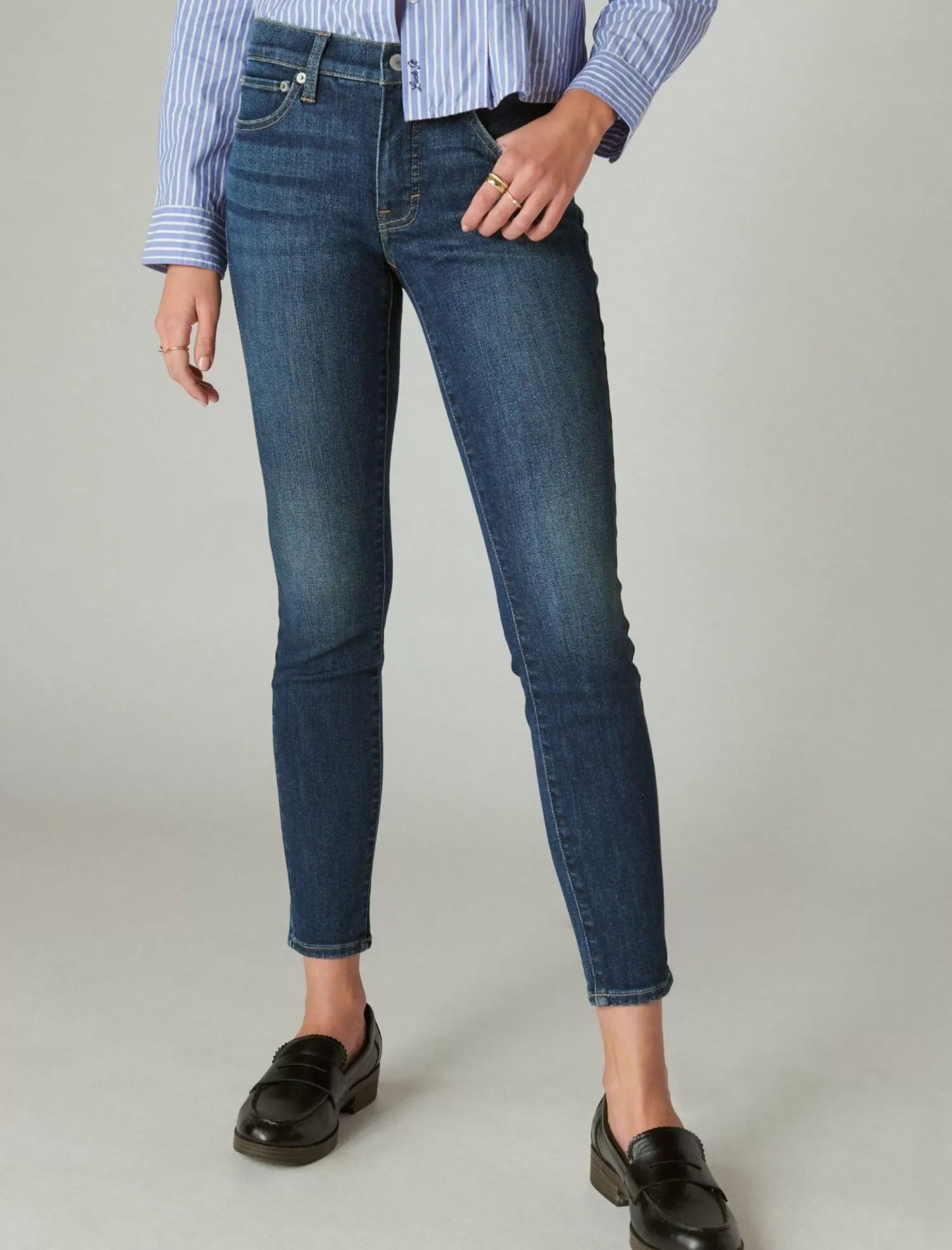 Lucky Brand ava mid rise skinny high peak*WOMEN|JEANS Jeans|Skinny