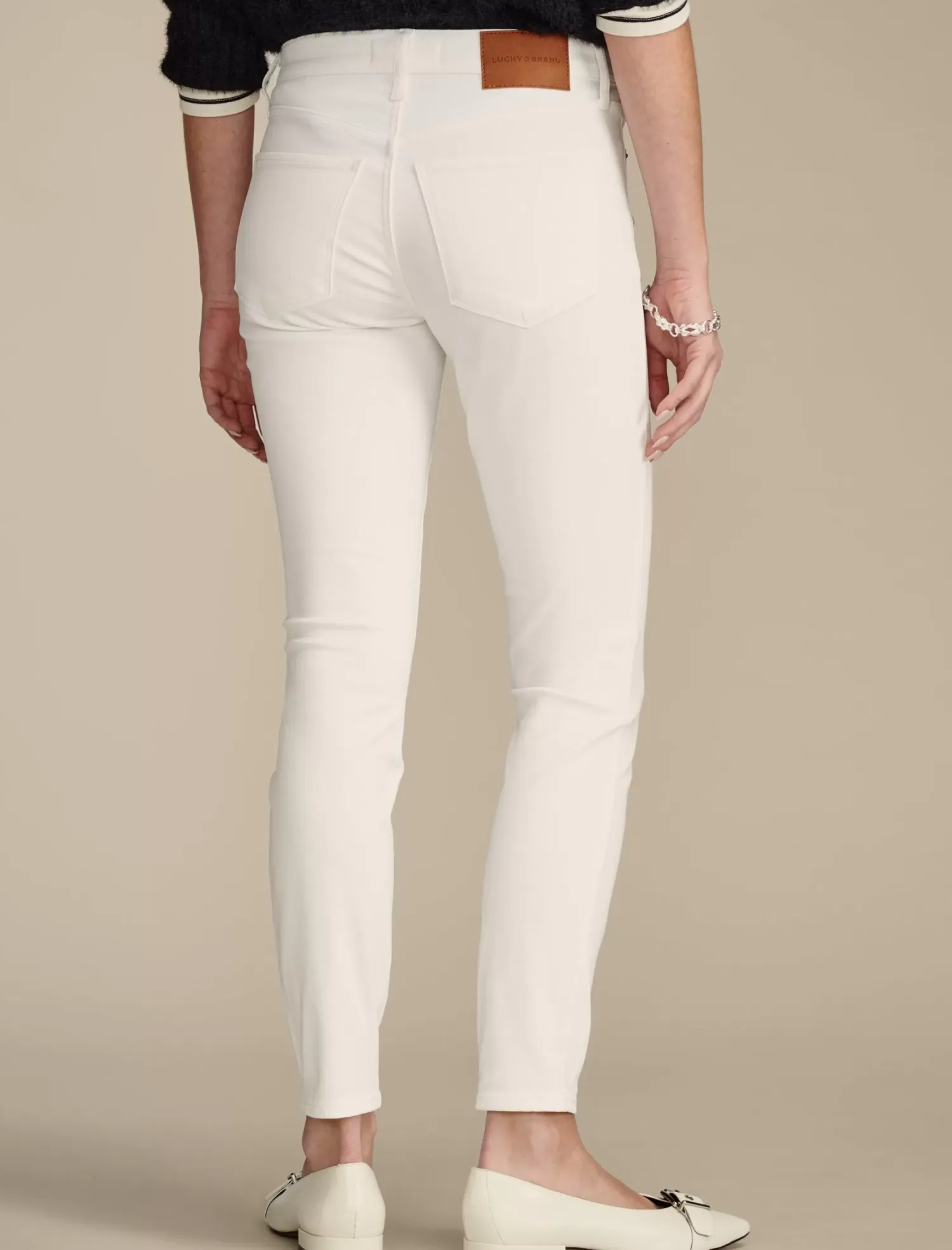 Lucky Brand ava mid rise skinny bright white*WOMEN|JEANS Jeans|Skinny
