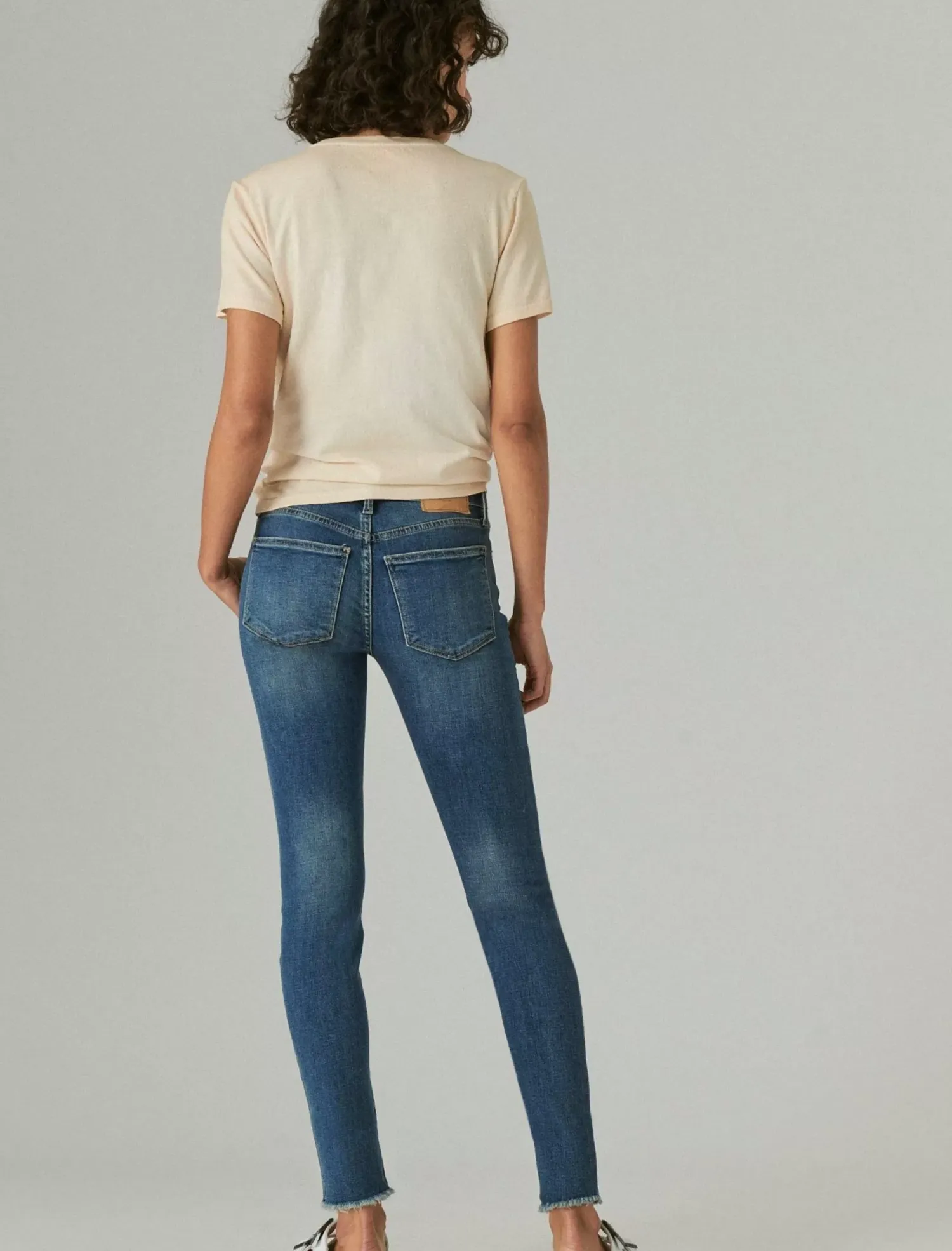 Lucky Brand ava skinny englehurst fray*WOMEN|JEANS Jeans|Skinny