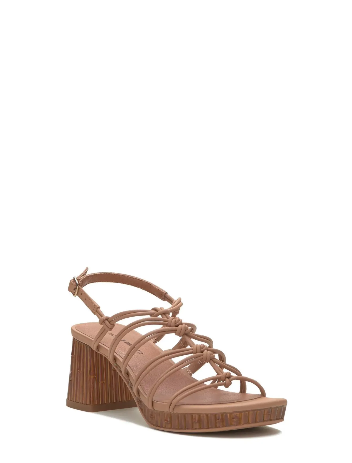 Lucky Brand bassie strappy block heel light brown*WOMEN Shoes