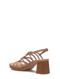 Lucky Brand bassie strappy block heel light brown*WOMEN Shoes