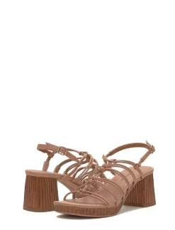Lucky Brand bassie strappy block heel light brown*WOMEN Shoes