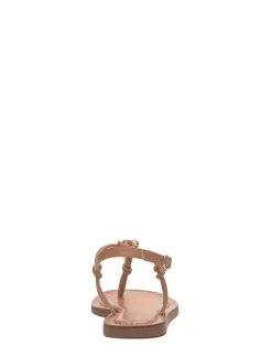 Lucky Brand beiwen strappy shell sandal open brown/rust*WOMEN Shoes