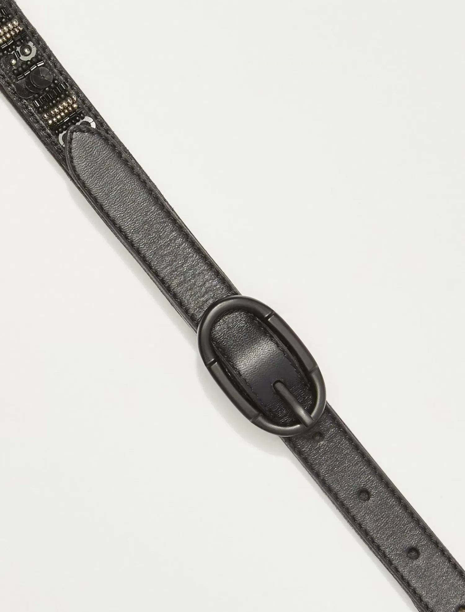 Lucky Brand multi beaded belt black*WOMEN Belts