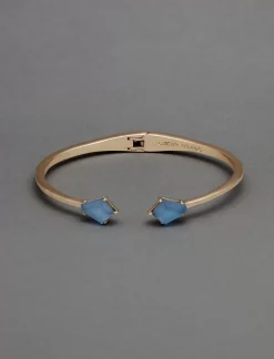 Lucky Brand blue stone hinge cuff gold*WOMEN Jewelry