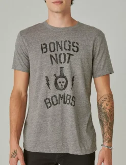 Lucky Brand bongs heather grey*MEN Graphic Tees
