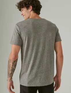 Lucky Brand bongs heather grey*MEN Graphic Tees