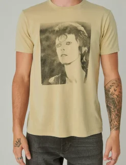 Lucky Brand bowie photo pale khaki*MEN Graphic Tees