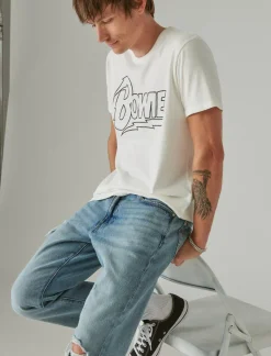 Lucky Brand bowie photo marshmallow*MEN Graphic Tees