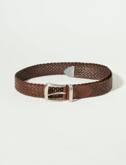 Lucky Brand braided western belt dark brown*WOMEN Belts