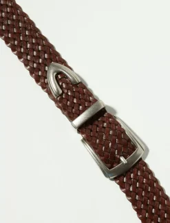 Lucky Brand braided western belt dark brown*WOMEN Belts