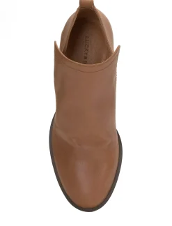 Lucky Brand branndi heeled bootie medium dark beige*WOMEN Shoes