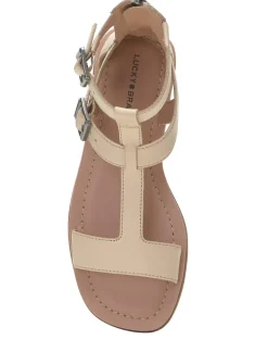 Lucky Brand brelin buckle sandal white*WOMEN Shoes