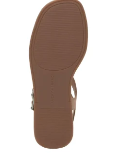 Lucky Brand brelin buckle sandal open beige/khaki*WOMEN Shoes