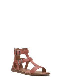 Lucky Brand brelin buckle sandal menium light red*WOMEN Shoes