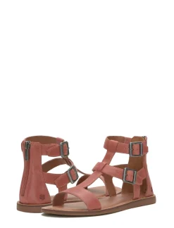 Lucky Brand brelin buckle sandal menium light red*WOMEN Shoes