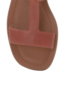 Lucky Brand brelin buckle sandal menium light red*WOMEN Shoes