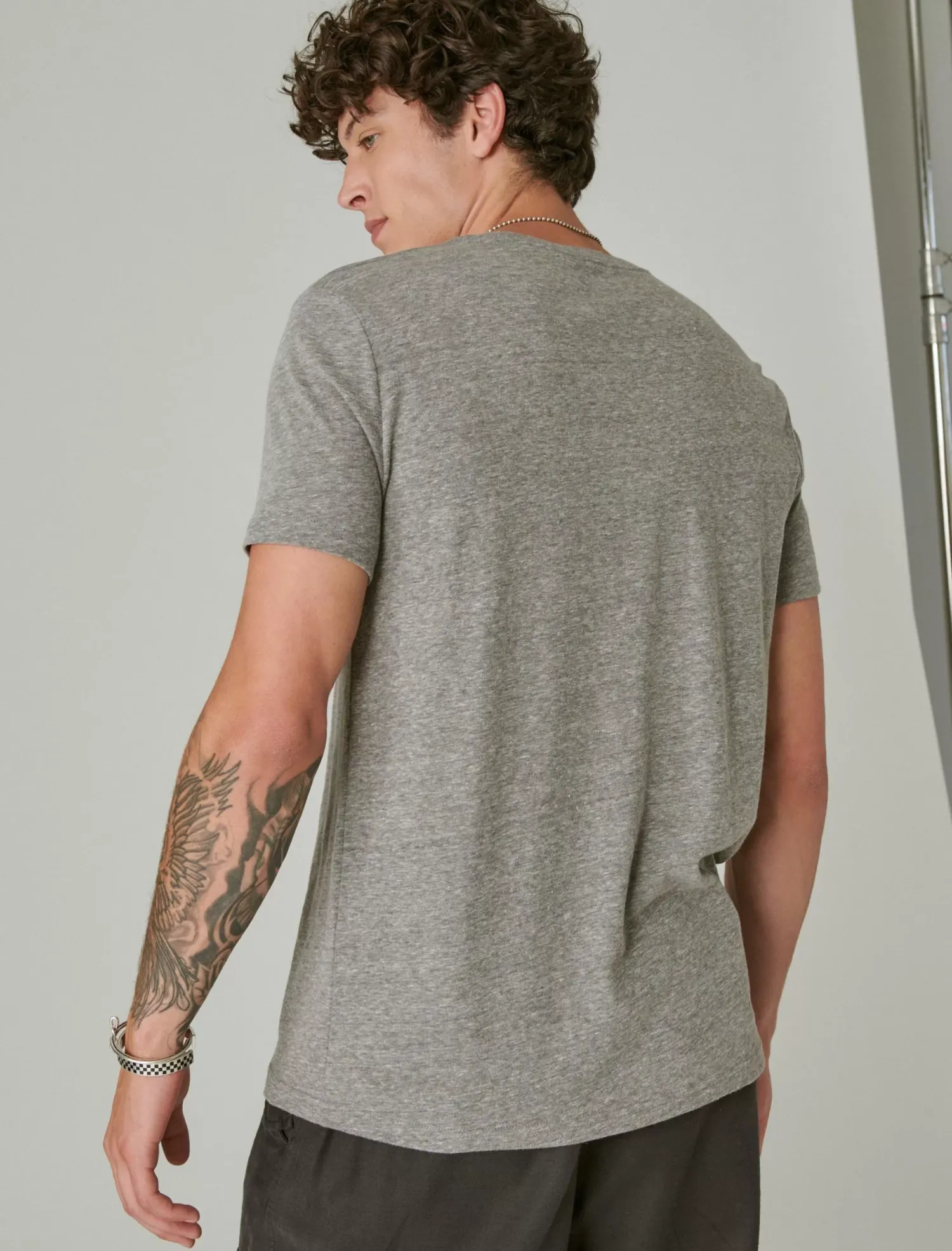 Lucky Brand bud clydesdales heather grey*MEN Graphic Tees