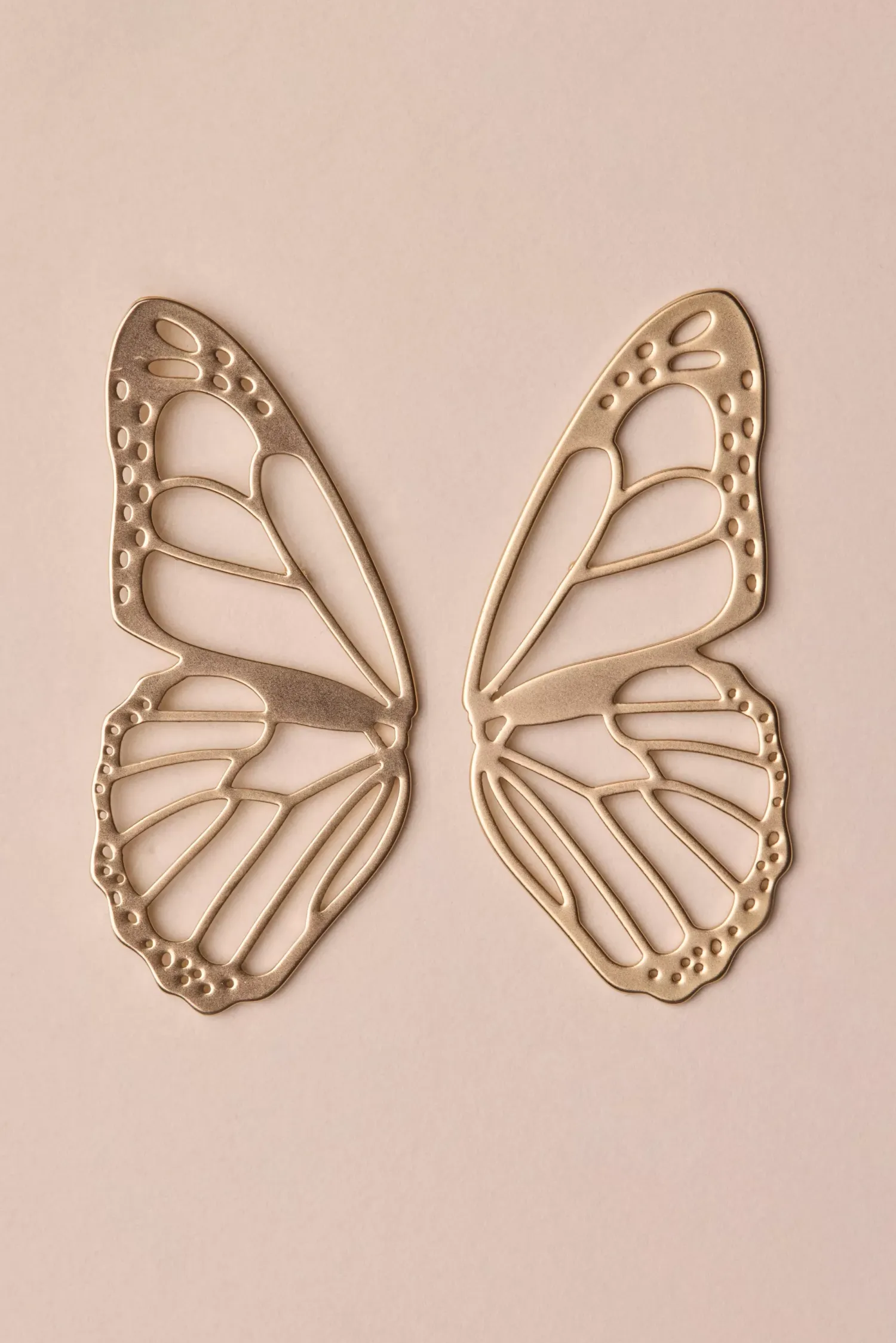 Lucky Brand butterfly wing earring gold*WOMEN Jewelry