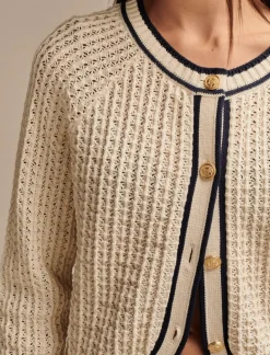 Lucky Brand button front sweater jacket tofu*WOMEN Sweaters & Sweatshirts