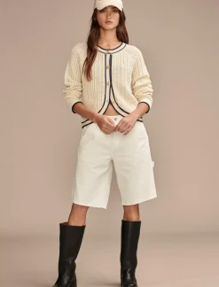Lucky Brand button front sweater jacket tofu*WOMEN Sweaters & Sweatshirts