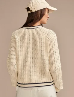 Lucky Brand button front sweater jacket tofu*WOMEN Sweaters & Sweatshirts