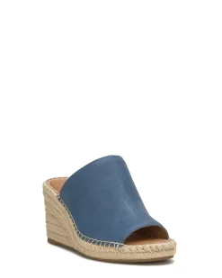 Lucky Brand cabriah wedge blue tan multi*WOMEN Shoes
