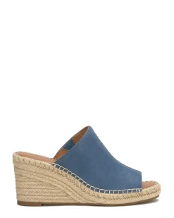 Lucky Brand cabriah wedge blue tan multi*WOMEN Shoes