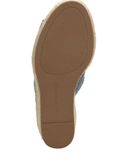 Lucky Brand cabriah wedge blue tan multi*WOMEN Shoes