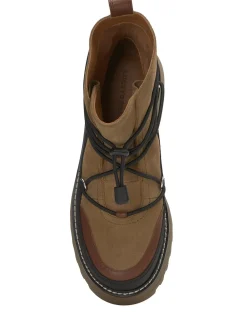 Lucky Brand caelia casual bootie medium brown*WOMEN Shoes