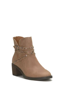 Lucky Brand callam studded strap bootie medium dark beige*WOMEN Shoes