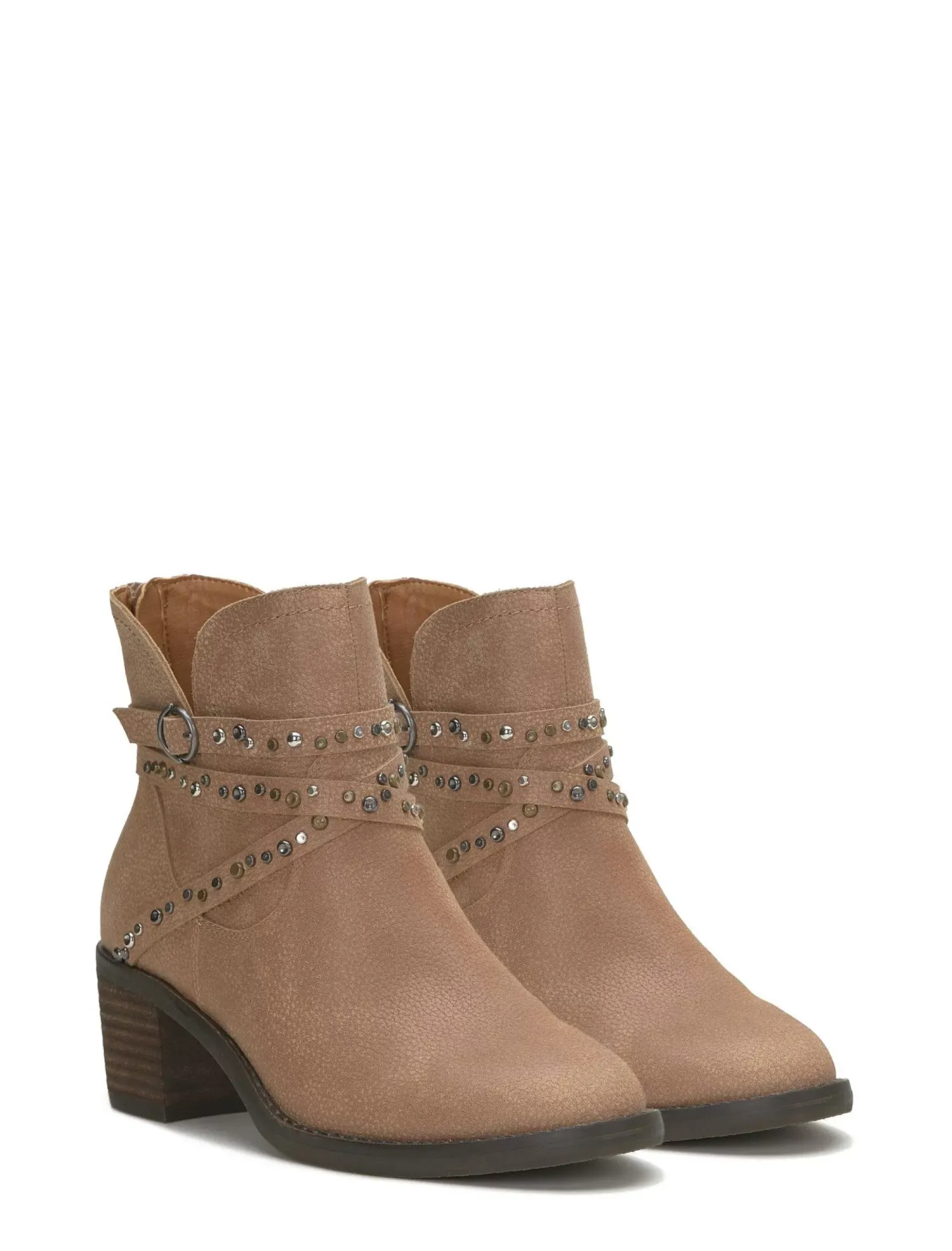 Lucky Brand callam studded strap bootie medium dark beige*WOMEN Shoes