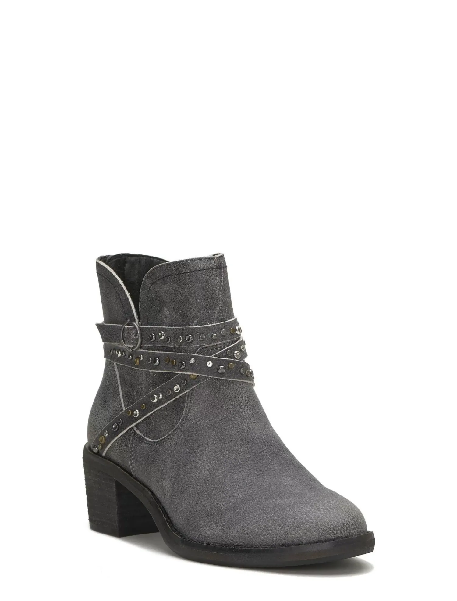 Lucky Brand callam studded strap bootie dark grey*WOMEN Shoes