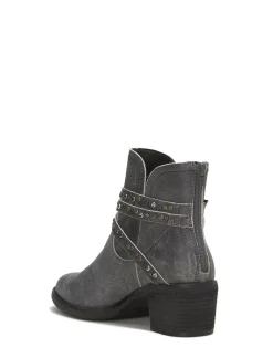 Lucky Brand callam studded strap bootie dark grey*WOMEN Shoes