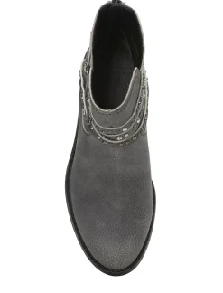 Lucky Brand callam studded strap bootie dark grey*WOMEN Shoes