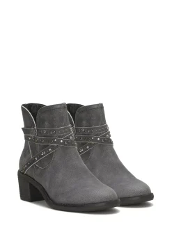 Lucky Brand callam studded strap bootie dark grey*WOMEN Shoes