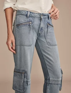 Lucky Brand cargo denim jean homebase*WOMEN Pants|Jeans